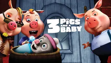 Задник до фильму"Unstable Fables: 3 Pigs and a Baby" #1090350