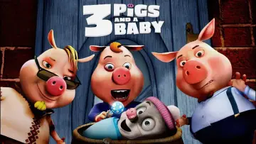 Задник до фильму"Unstable Fables: 3 Pigs and a Baby" #448460