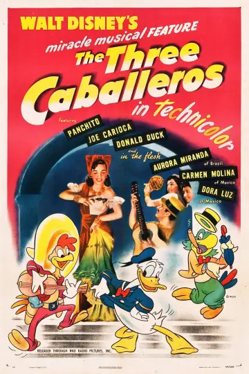 Постер до фильму"The Three Caballeros" #136742