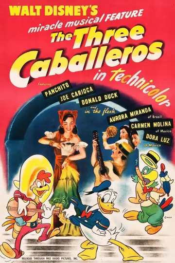 Постер до фильму"The Three Caballeros" #136755