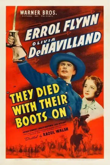 Постер до фильму"They Died with Their Boots On" #1043927