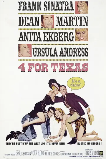 Постер до фильму"4 for Texas" #1065457