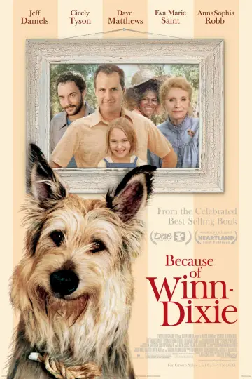Постер до фильму"Because of Winn-Dixie" #1044343