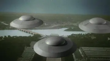 Задник до фильму"Earth vs. the Flying Saucers" #1052915