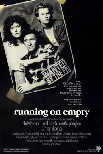 Постер до фильму"Running on Empty" #1028232