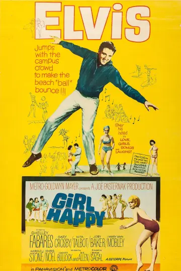 Постер до фильму"Girl Happy" #677636