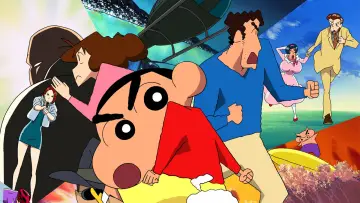 Задник до фильму"クレヨンしんちゃん 嵐を呼ぶ 栄光のヤキニクロード" #395306