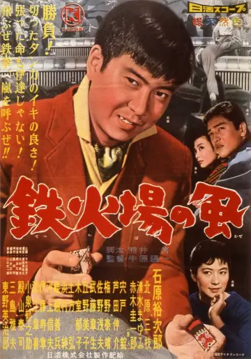 鉄火場の風 постер