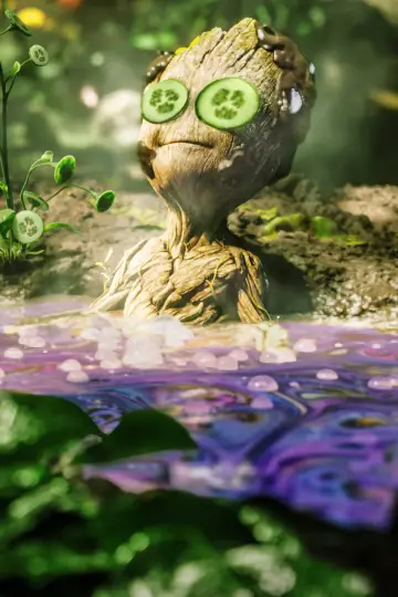 Постер до фільму "Groot Takes a Bath" #239519