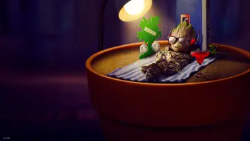 Задник до фильму"Groot