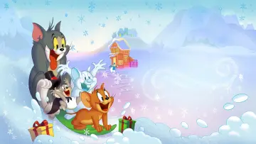 Задник до фильму"Tom and Jerry: Snowman