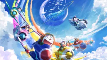 Задник до фильму"映画ドラえもん のび太と空の理想郷" #376707