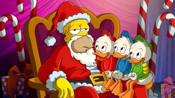 Задник до фильму"The Simpsons Meet the Bocellis in "Feliz Navidad"" #350443