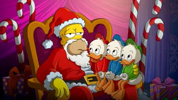 Задник до фильму"The Simpsons Meet the Bocellis in "Feliz Navidad"" #350445