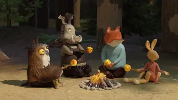 Задник до фильму"Fox and Hare Save the Forest" #191971