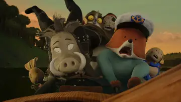 Задник до фильму"Fox and Hare Save the Forest" #664665