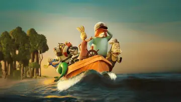 Задник до фильму"Fox and Hare Save the Forest" #664667