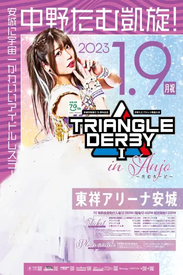 安城市制施行70周年記念／TRIANGLE DERBY Ⅰ in Anjo～たむろーど～ постер