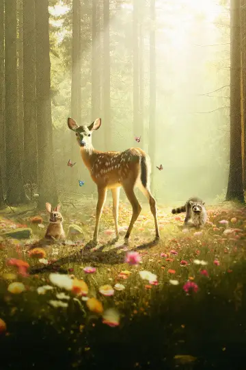 Постер до фільму "Bambi, l