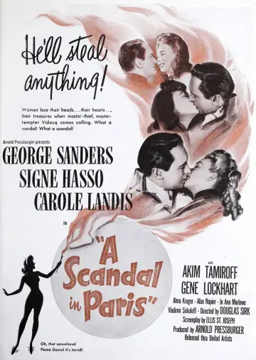Постер до фильму"A Scandal in Paris" #1035466