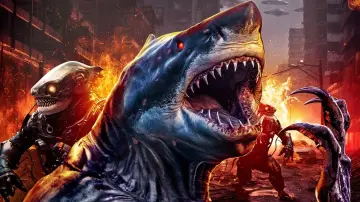 Задник до фильму"Space Sharks" #612176