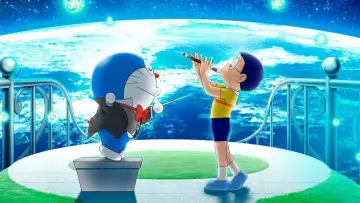 Задник до фільму "映画ドラえもん のび太の地球交響楽" #366313