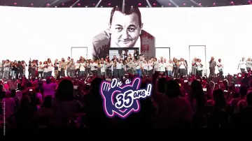 Задник до фильму"Les Enfoirés 2024 - On a 35 ans !" #312217