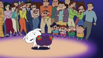Задник до фильму"クレヨンしんちゃん 嵐を呼ぶ 歌うケツだけ爆弾！" #427932