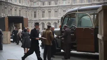 Задник до фільму "Les Héros du Louvre" #976442