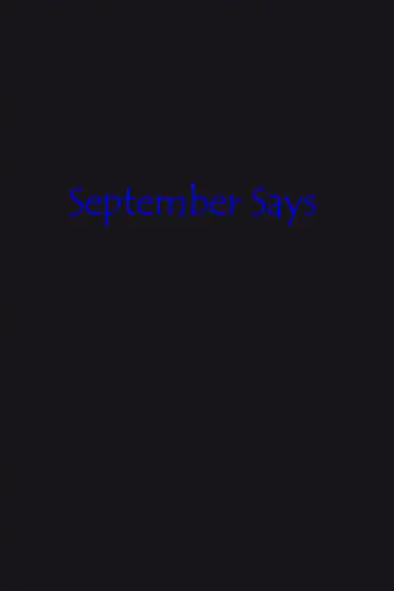 Постер до фильму"September Says" #476064