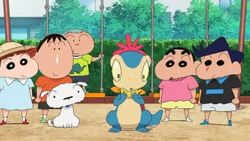 Задник до фільму "クレヨンしんちゃん オラたちの恐竜日記" #631897