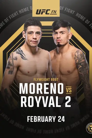 UFC Fight Night 237: Moreno vs. Royval 2 постер