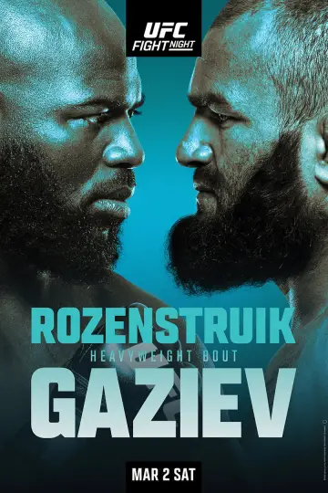 UFC Fight Night 238: Rozenstruik vs. Gaziev постер