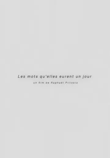 Постер до фільму "Les Mots qu