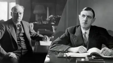 Задник до фільму "De Gaulle vs Churchill : Mémoires de guerre, guerre des mémoires" #1015962