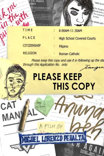 Постер до фільму "Please Keep This Copy" #475837