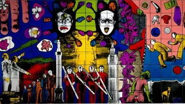 Задник до фильму"The Pilgrimage of Gilbert & George" #1107472