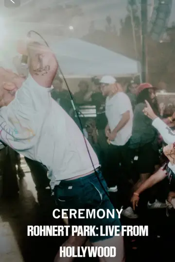 Ceremony Rohnert Park: Live From Hollywood постер