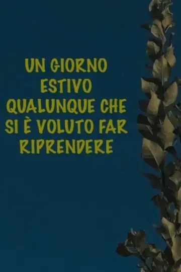 Постер до фильму"Un giorno estivo qualunque che si è voluto far riprendere" #410247