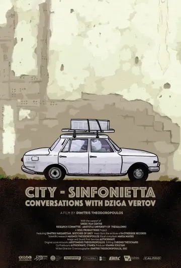 Sinfonietta-πόλης, συνομιλία με τον Dziga Vertov постер
