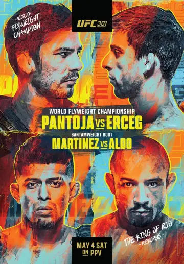UFC 301: Pantoja vs. Erceg постер