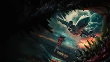 Задник до фильму"Monster on a Plane" #836896