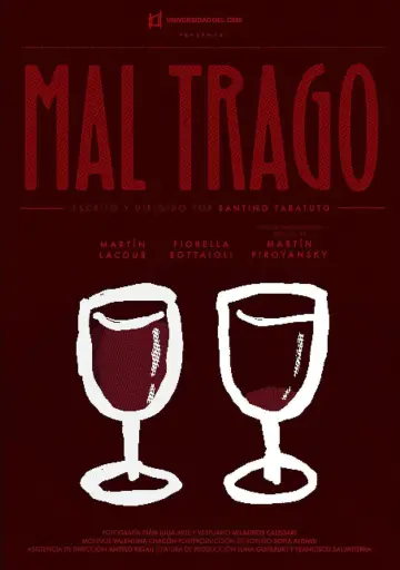 Mal trago постер