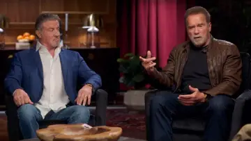 Задник до фильму"Arnold & Sly: Rivals, Friends, Icons" #454799
