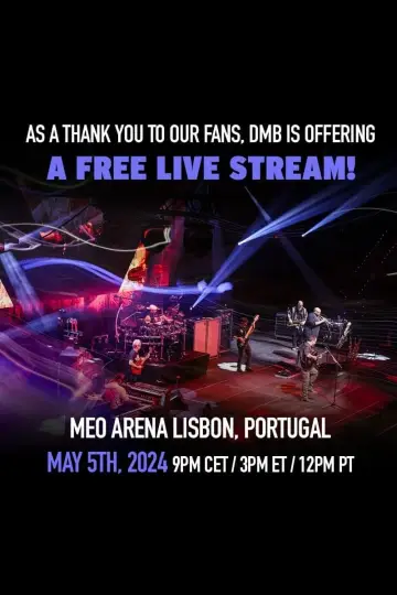 Dave Matthews Band - Live in Lisbon, Portugal постер