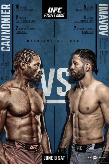 Постер до фильму"UFC on ESPN 57: Cannonier vs. Imavov" #1122418