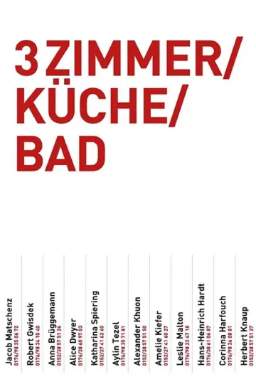 Постер до фильму"3 Zimmer/Küche/Bad" #1150156