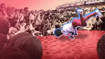 Задник до фільму "Breakin