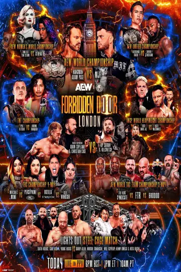 Постер до фильму"AEW x NJPW: Forbidden Door 2025" #671460