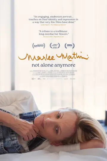Постер до фільму "Marlee Matlin: Not Alone Anymore" #838642